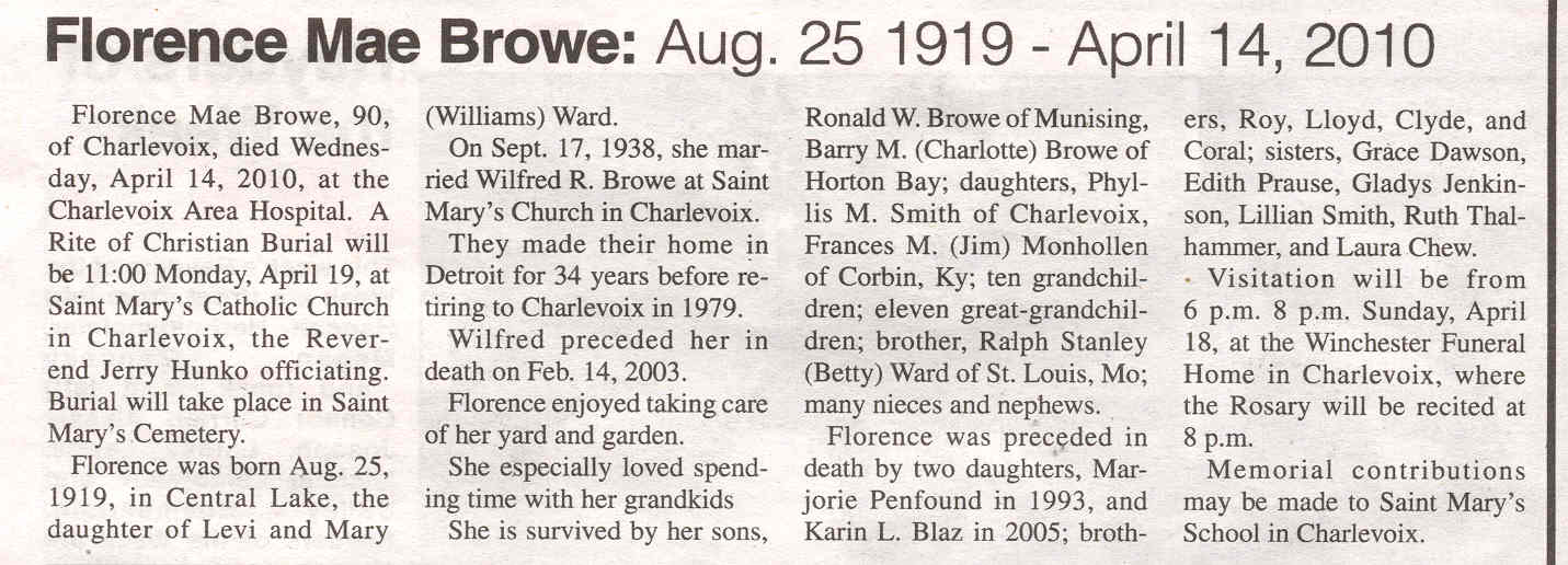 Florence Mae Browe thumbnail