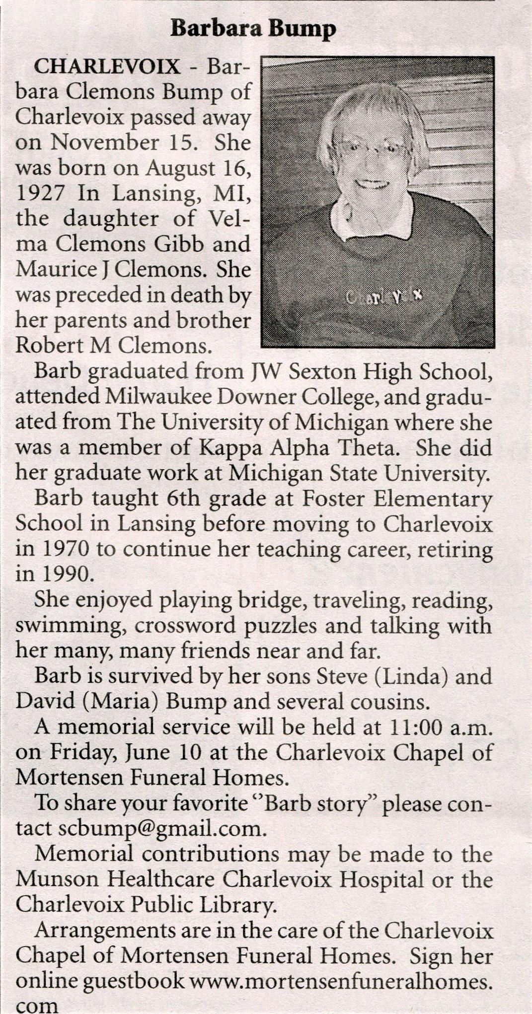 Barbara Clemons Bump thumbnail