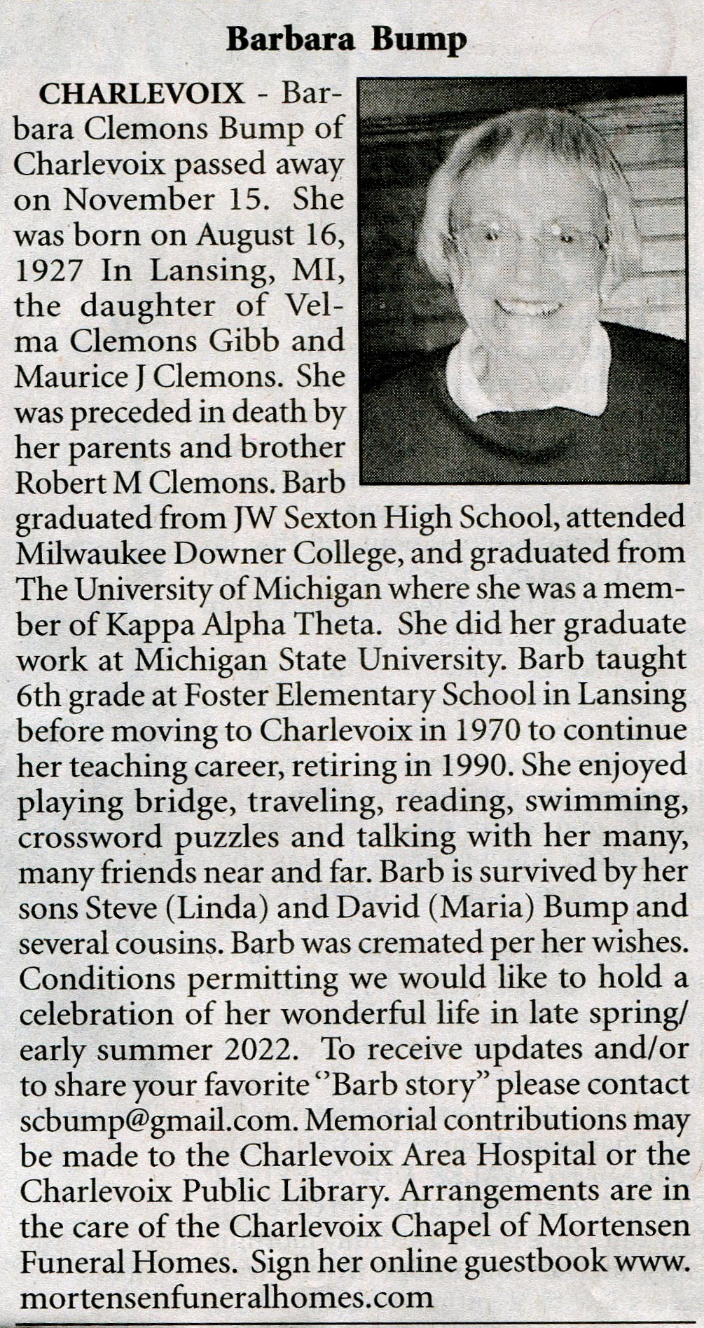 Barbara Clemons Bump image 2