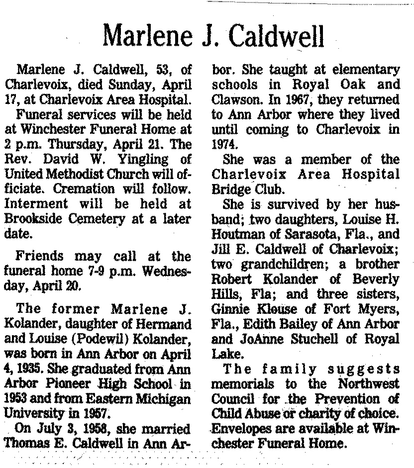 Marlene J. Caldwell thumbnail