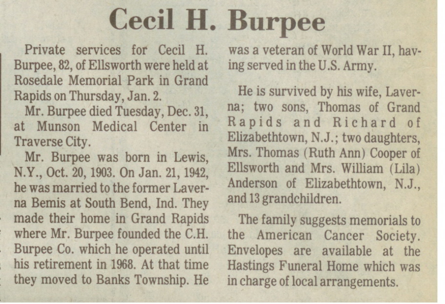 Cecil H. Burpee thumbnail