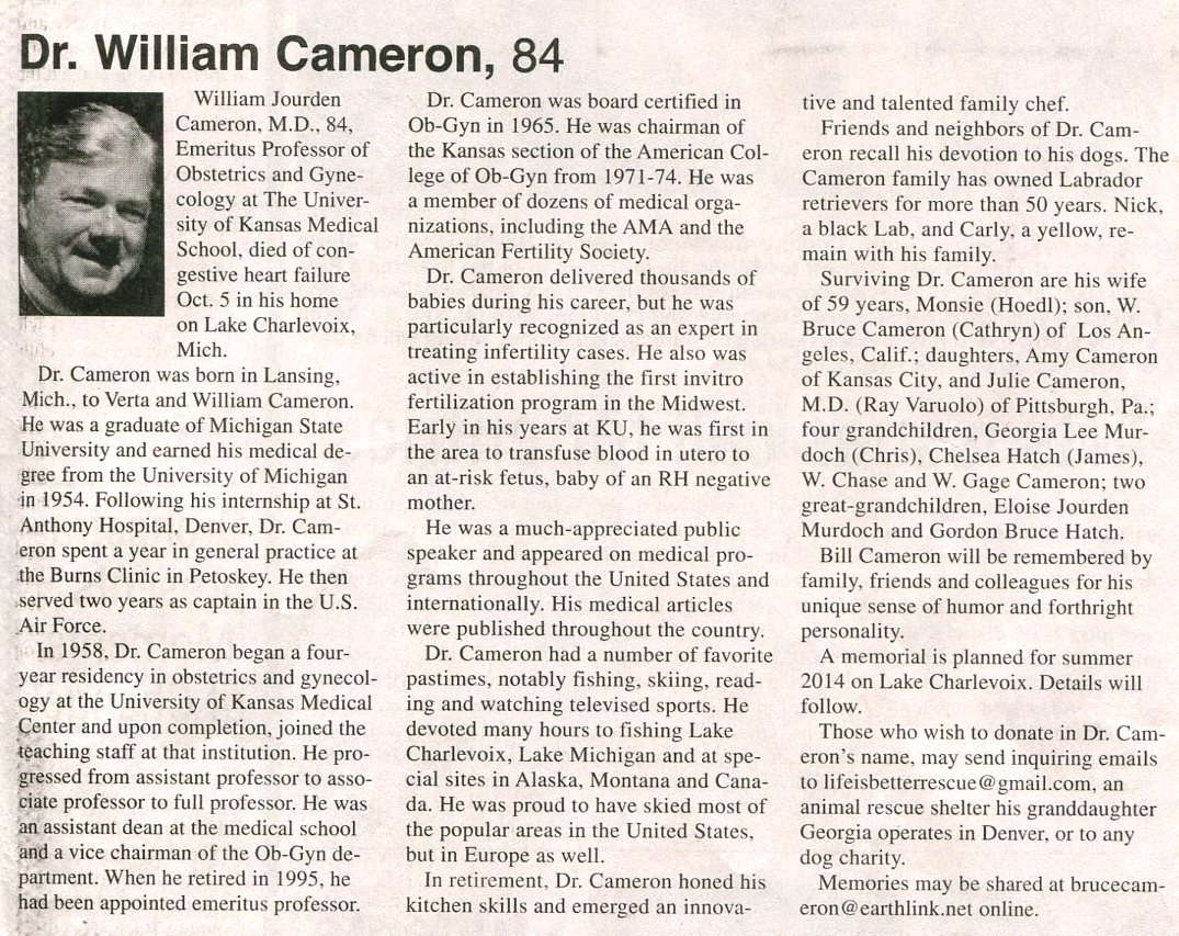 William Jourden, Dr. Cameron thumbnail