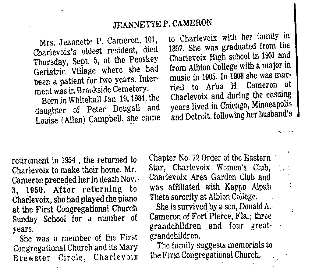 Jeannette P. Cameron thumbnail