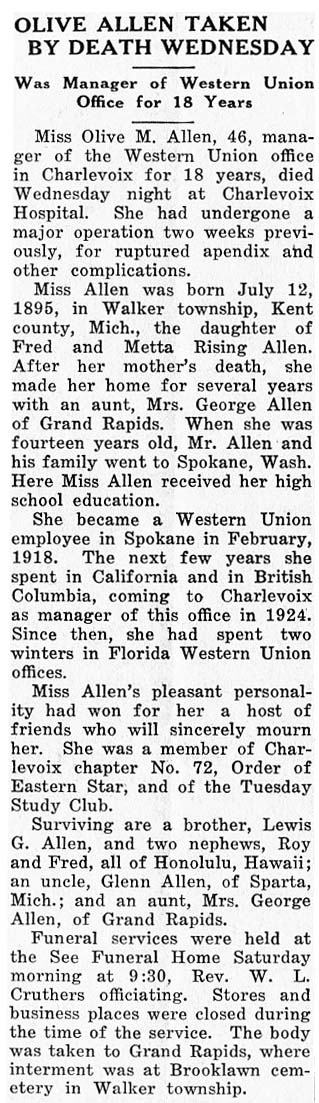 Olive M. Allen thumbnail
