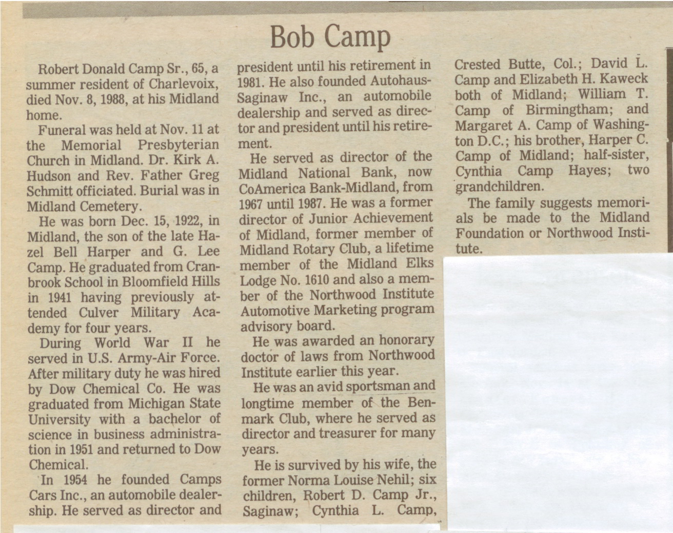Robert Donald Camp thumbnail