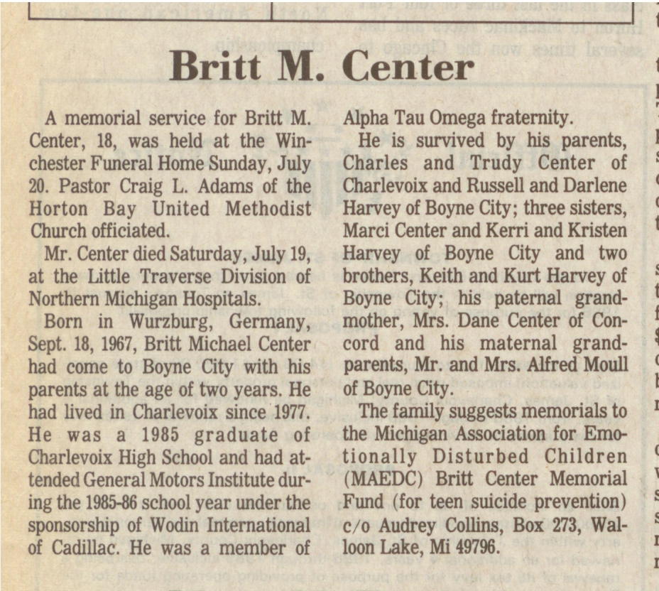 Britt M. Center thumbnail