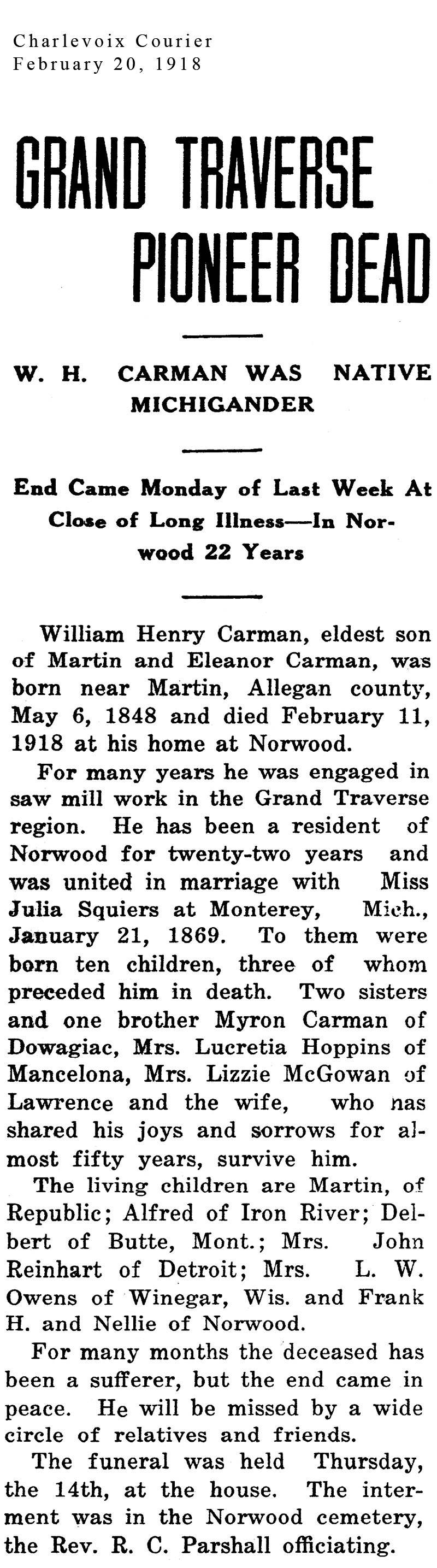 William Henry Carman thumbnail