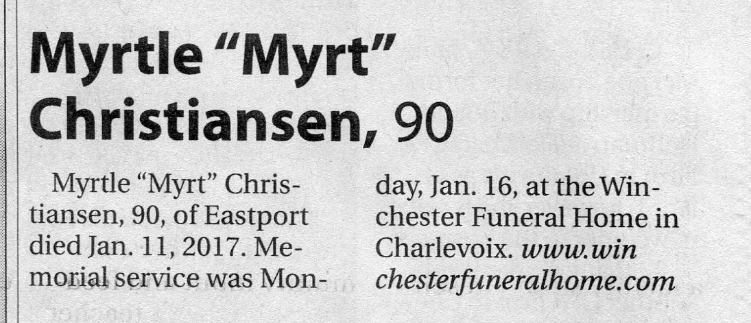 "Myrtle "Myrt"" Christiansen thumbnail