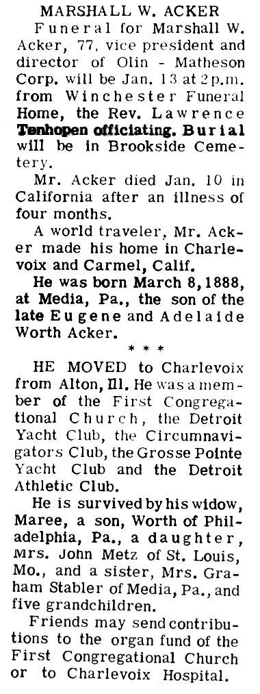 Marshall W. Acker thumbnail
