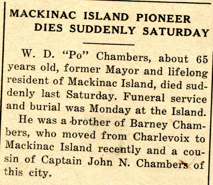 "W. D. "Po"" Chambers thumbnail
