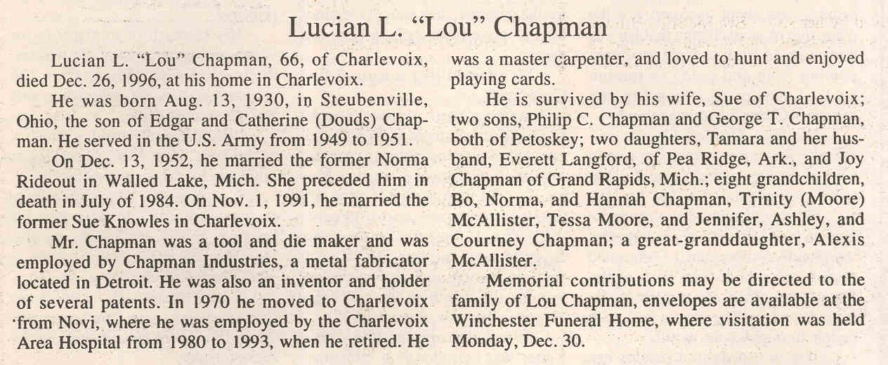 "Lucian L. "Lou"" Chapman thumbnail