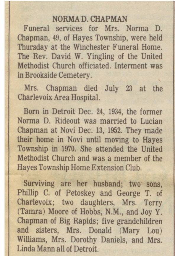 Norma D. Chapman thumbnail