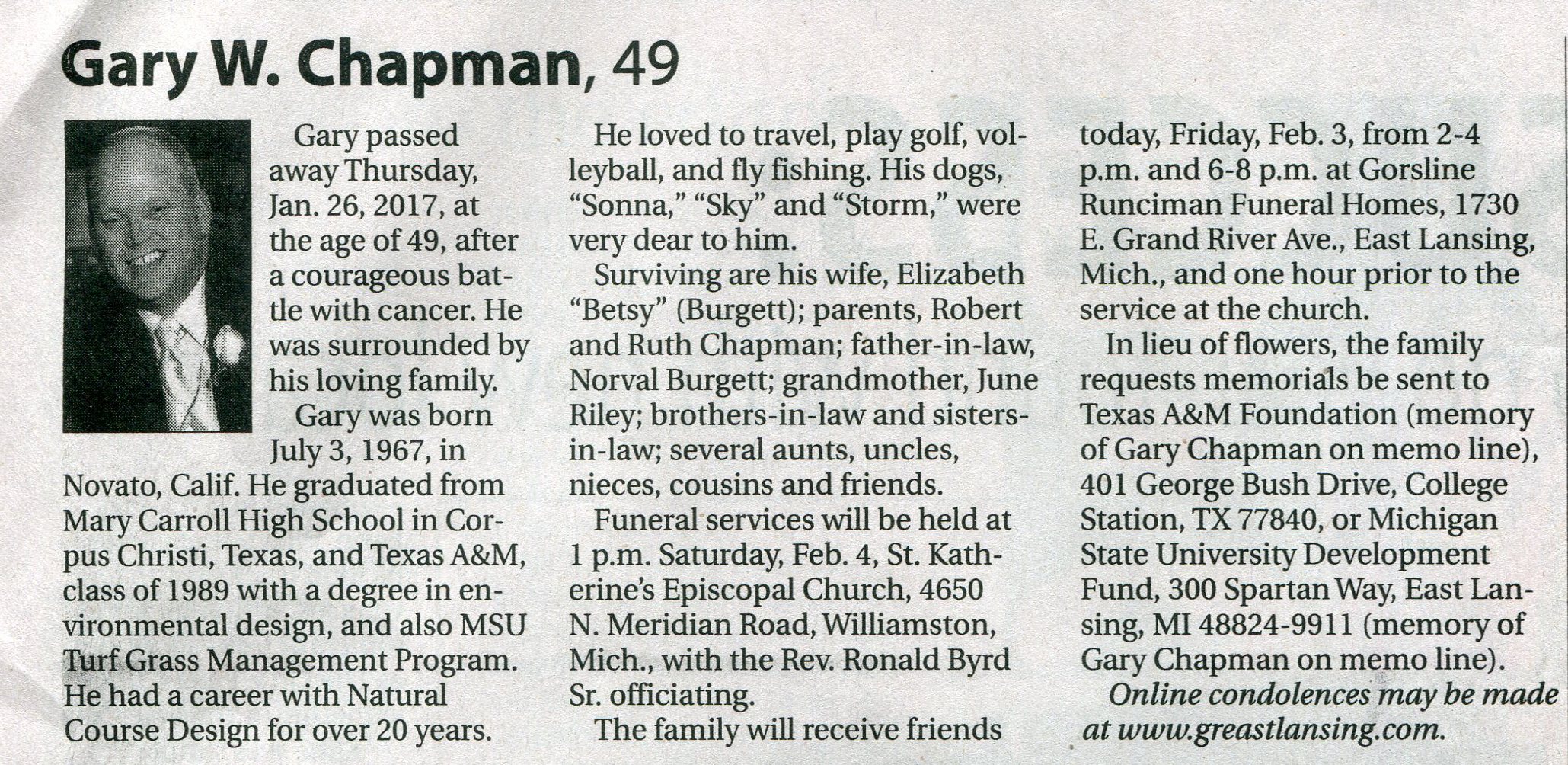 Gary W. Chapman thumbnail
