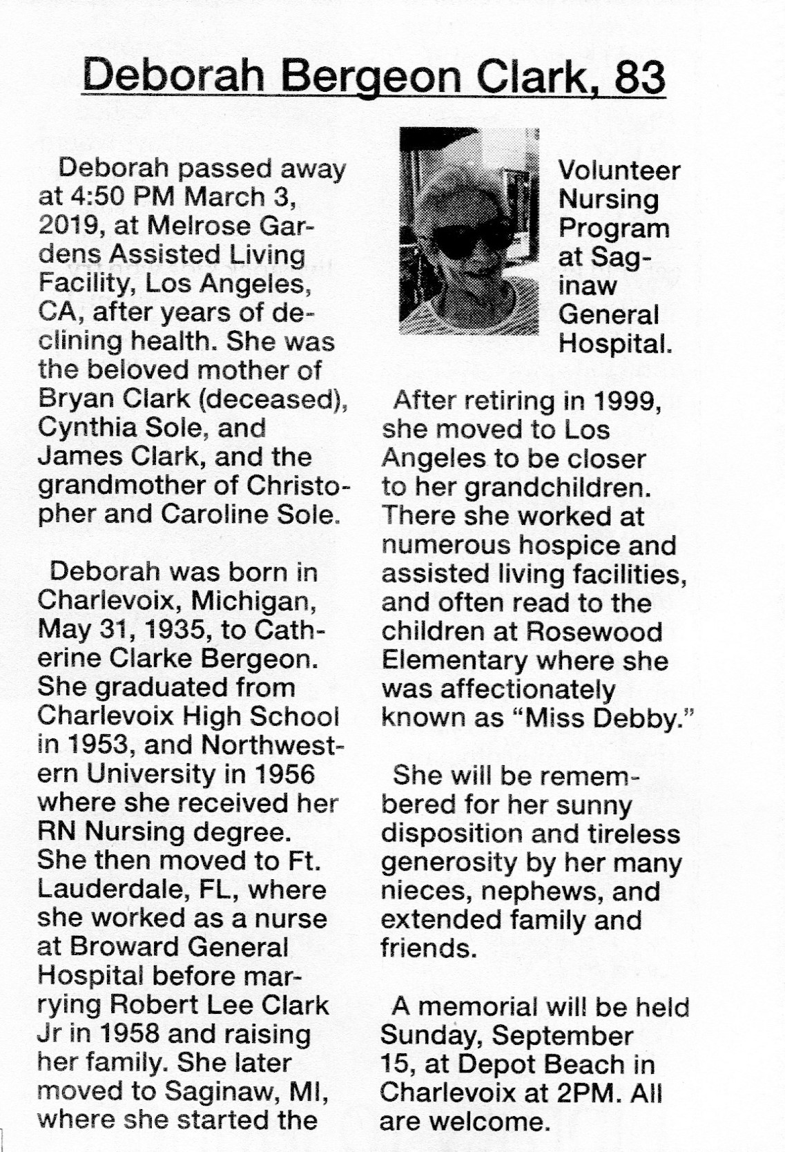 Deborah Bergeon Clark thumbnail