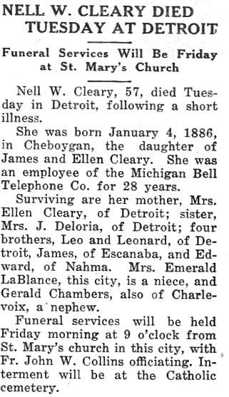 Nell W. Cleary thumbnail
