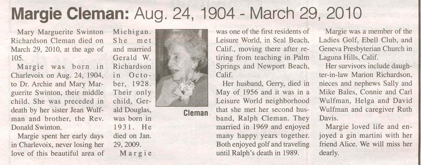 Mary Marguerite Cleman thumbnail