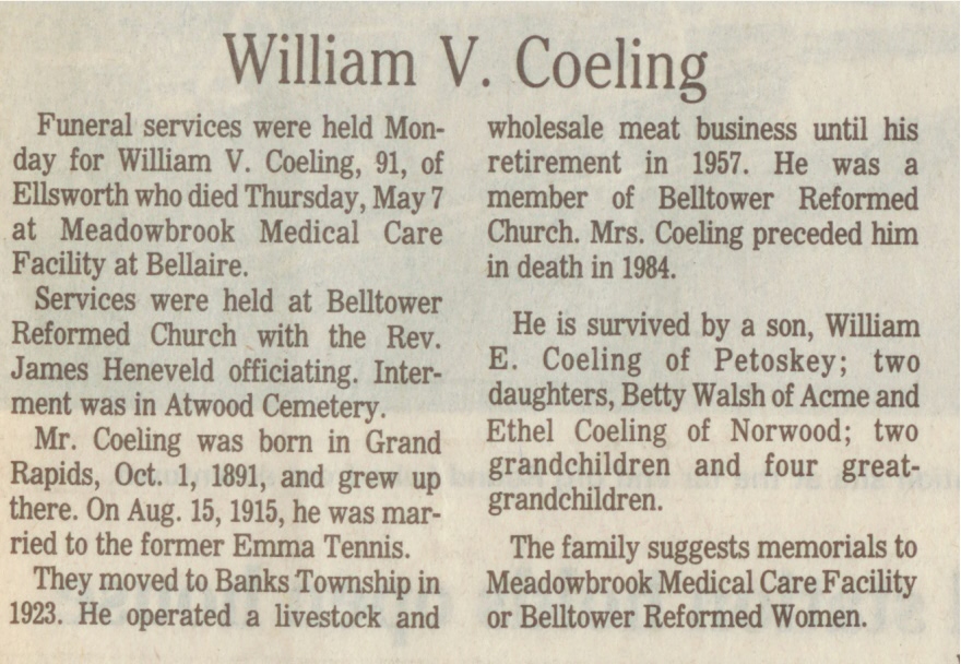 William V. Coeling thumbnail
