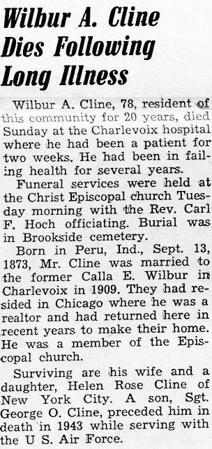 Wilbur A. Cline image 2