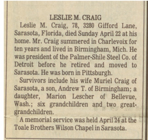 Leslie M. Craig thumbnail