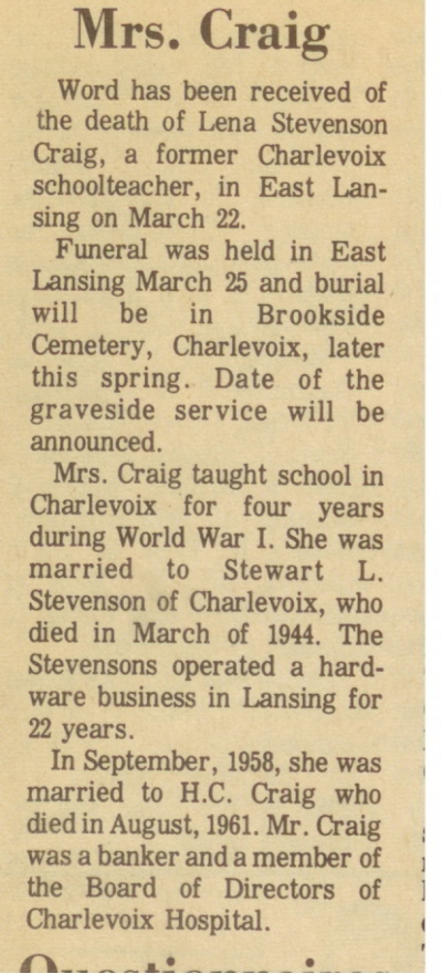 Lena Stevenson Craig thumbnail
