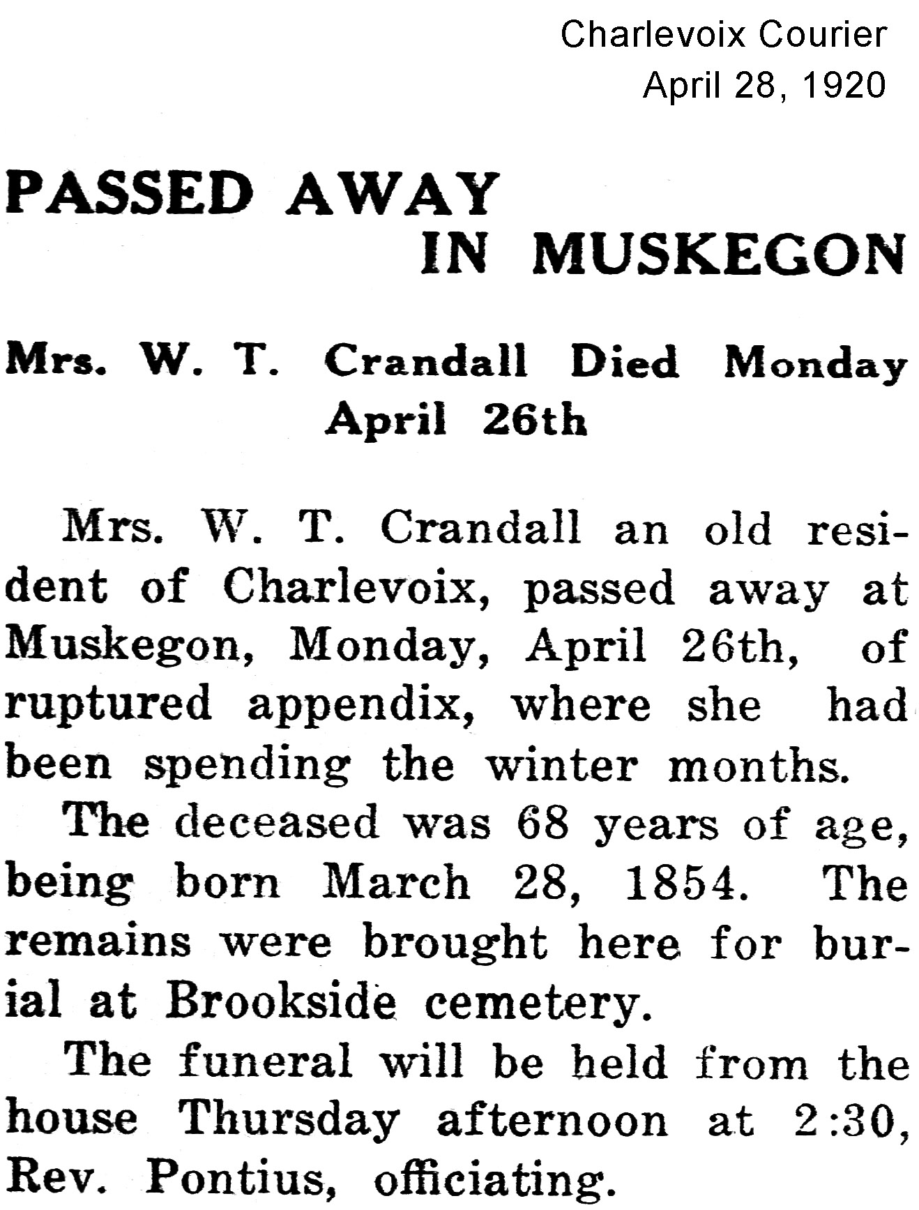 Mrs. W. T. Crandall thumbnail