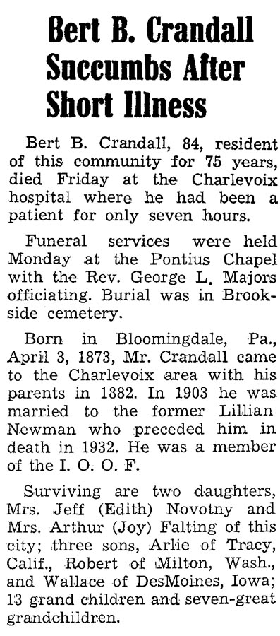 Bert B. Crandall thumbnail