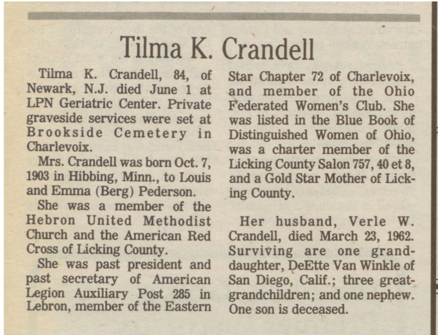 Tilma K. Crandell thumbnail