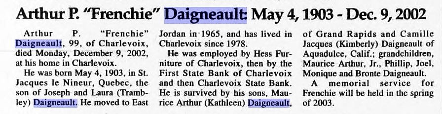 Arthur P. Daigneault thumbnail