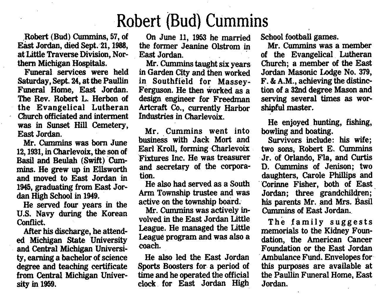 "Robert "Bud"" Cummins thumbnail