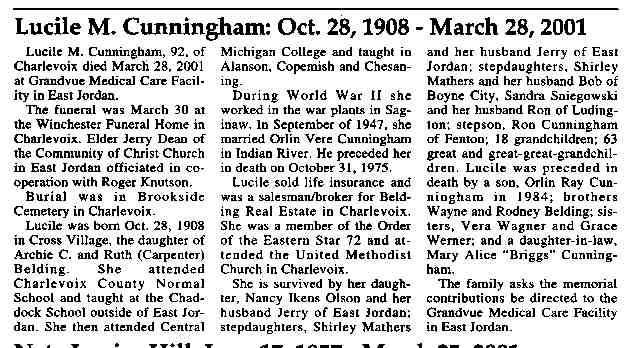 Lucile M. Cunningham thumbnail