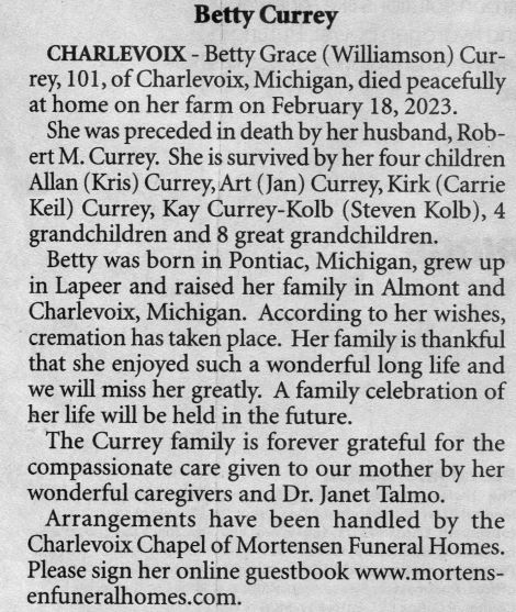 Betty Grace (Williamson) Currey image 2