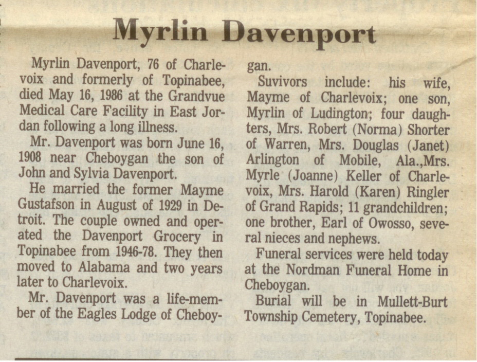 Myrlin Davenport thumbnail