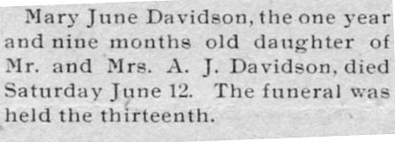 Mary June Davidson thumbnail