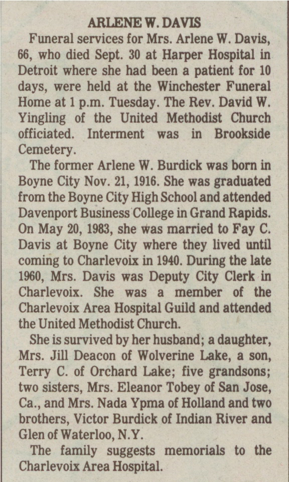 Arlene W. Davis thumbnail