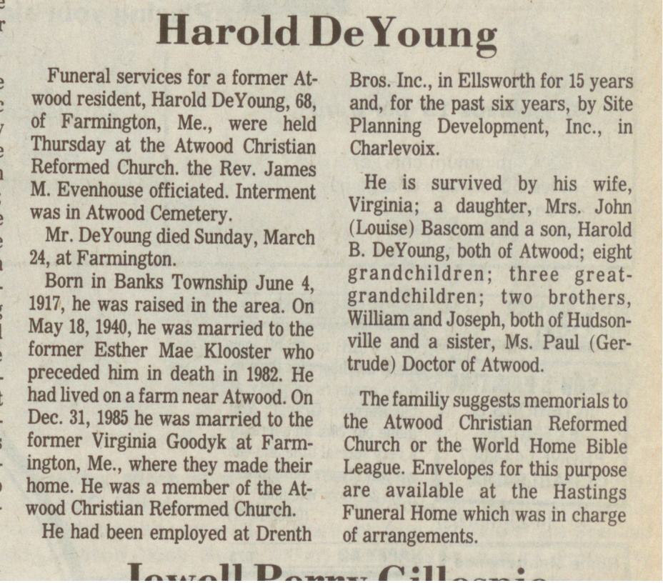 Harold DeYoung thumbnail