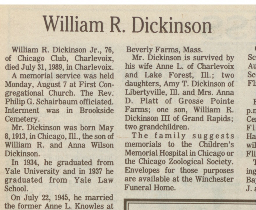 William R. Dickinson thumbnail