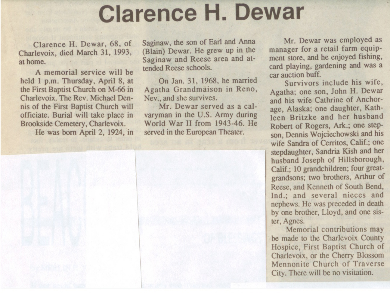 Clarence H. Dewar thumbnail