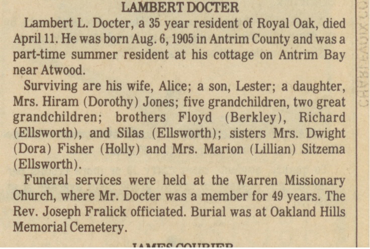 Lambert L. Docter thumbnail