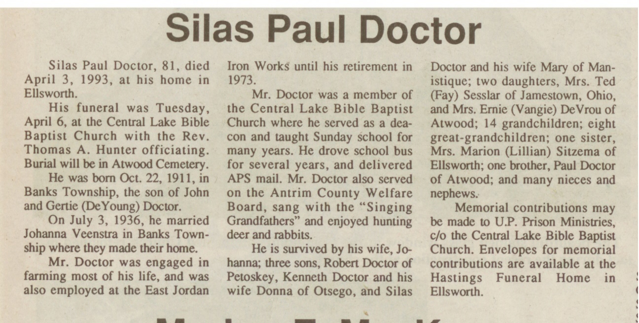 Silas Paul Doctor thumbnail