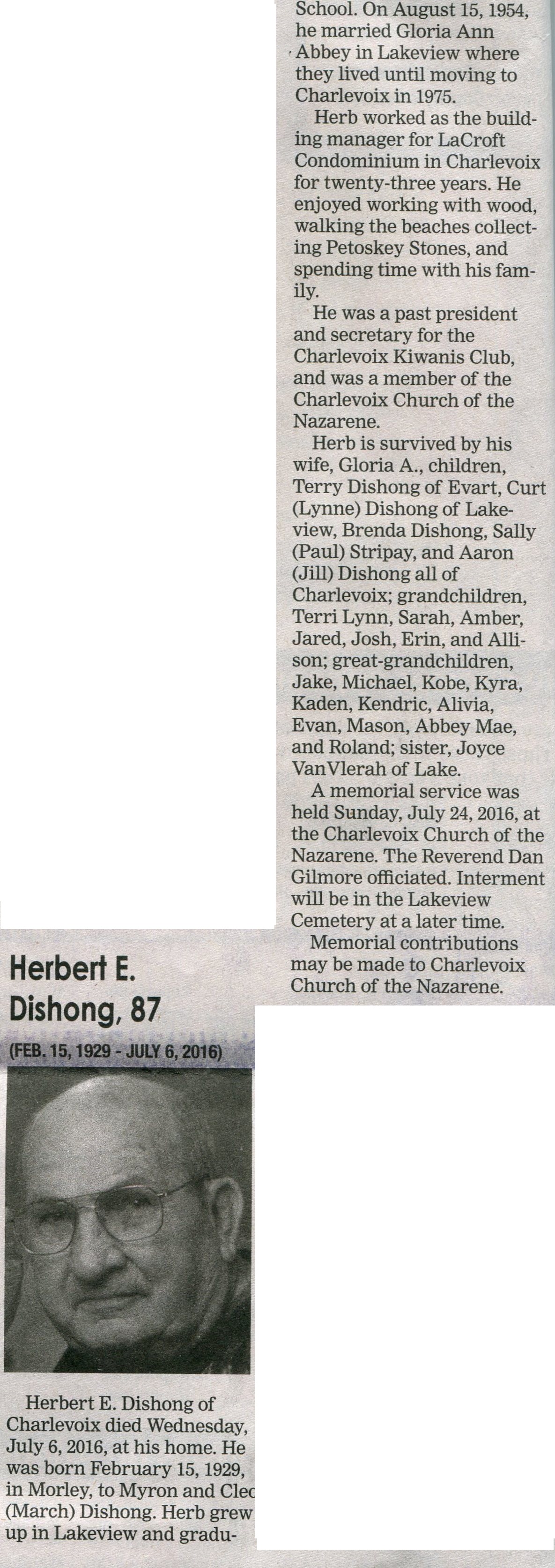 Herbert E. Dishong thumbnail