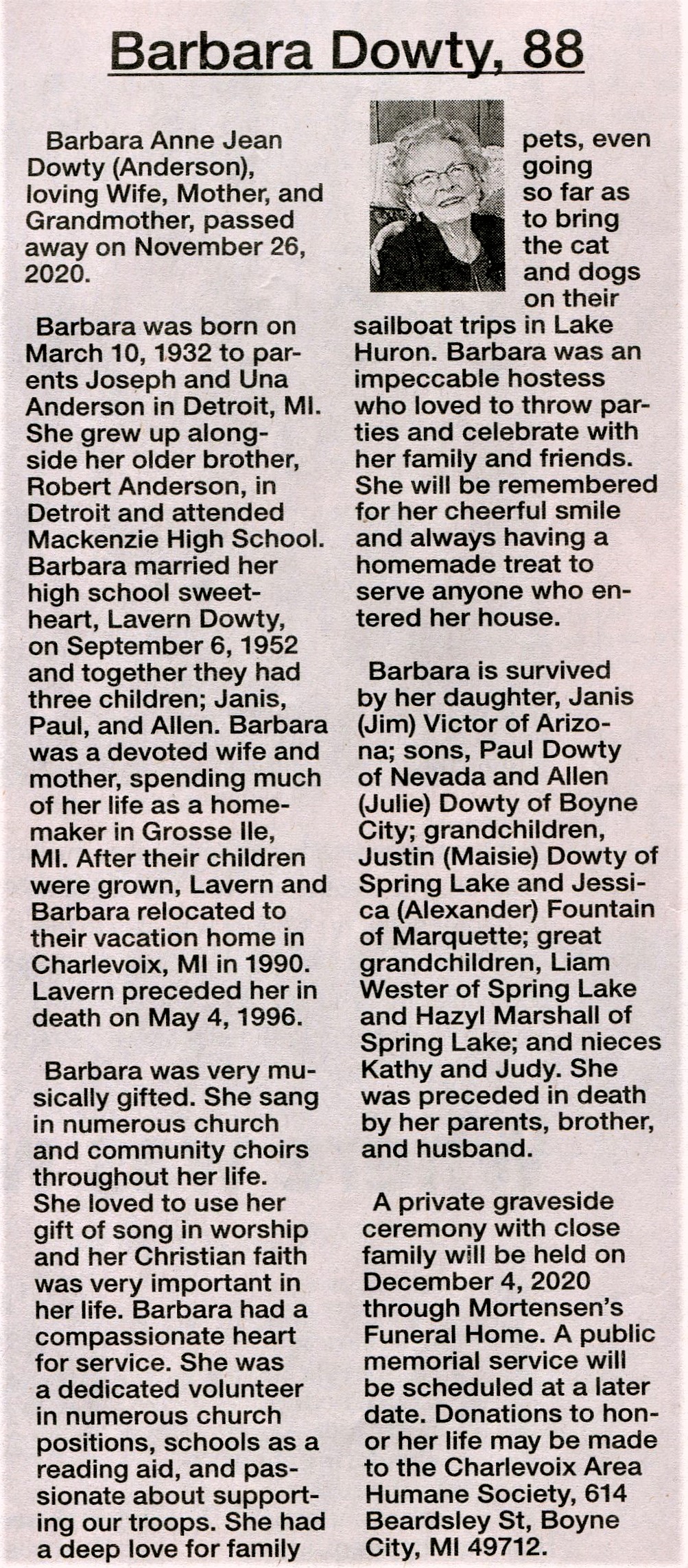 Barbara Anne Jean (Anderson) Dowty thumbnail