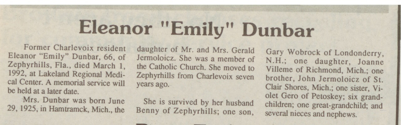 "Eleanor "Emily"" Dunbar thumbnail