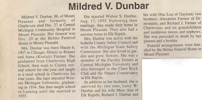 Mildred V. Dunbar thumbnail