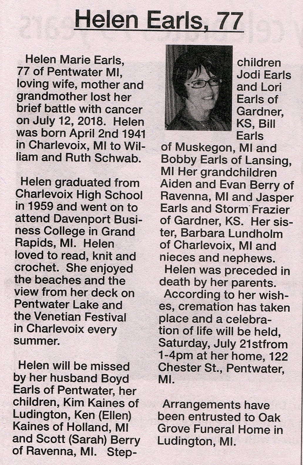 Helen Marie Earls thumbnail