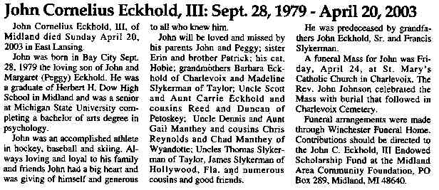John Cornelius Eckhold, III thumbnail