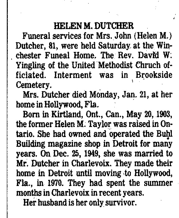 Helen M. Dutcher thumbnail