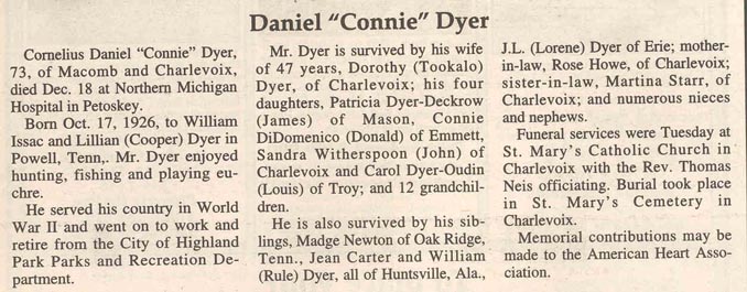 "Cornelius Daniel "Connie"" Dyer thumbnail