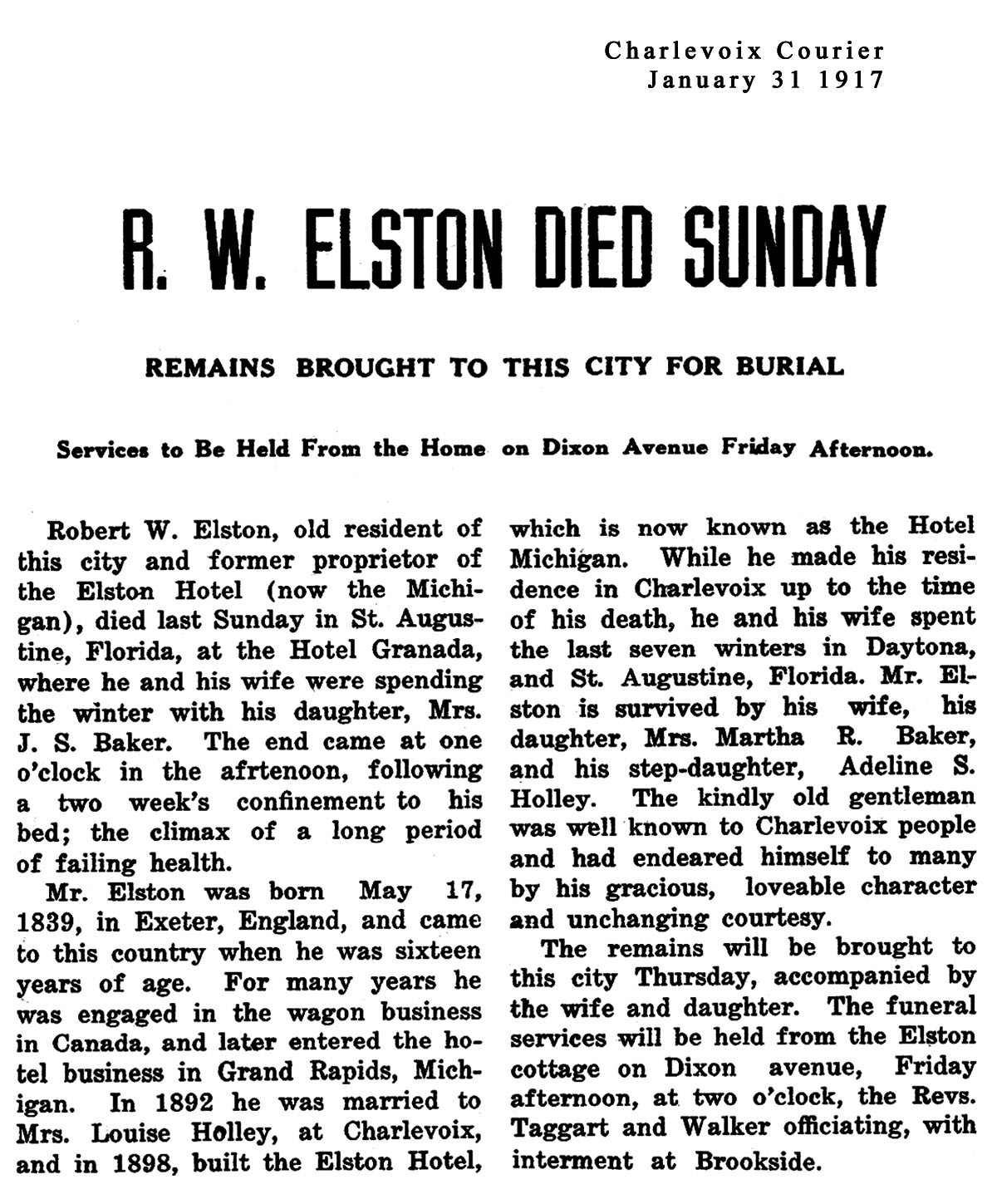 Robert W. Elston thumbnail