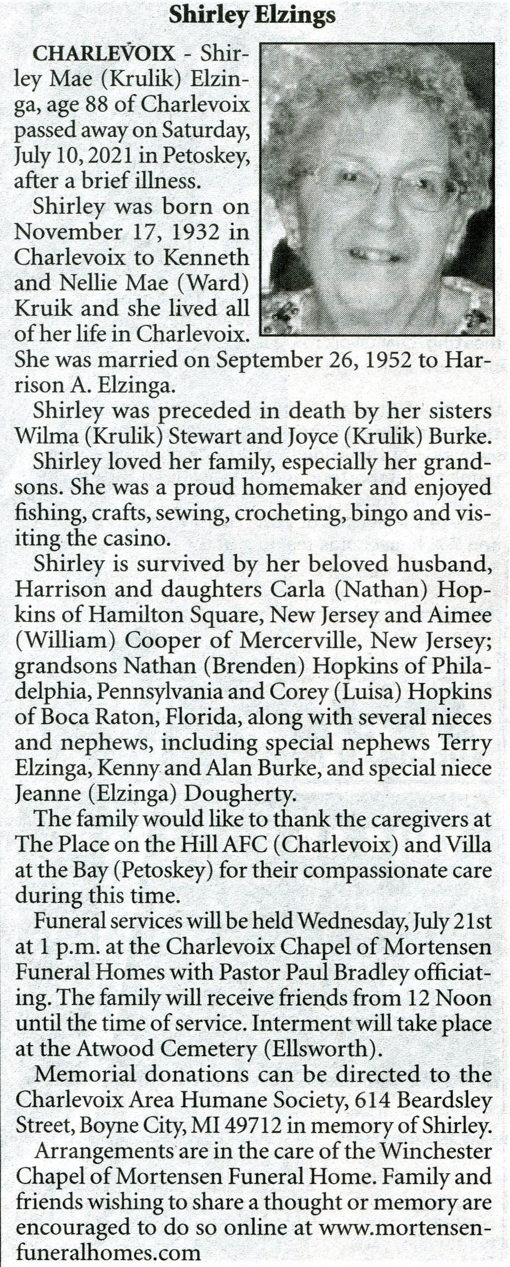Shirley Mae Elzinga thumbnail