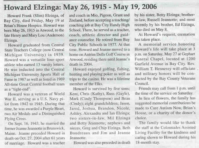 "Howard Frank "Slim"" Elzinga thumbnail